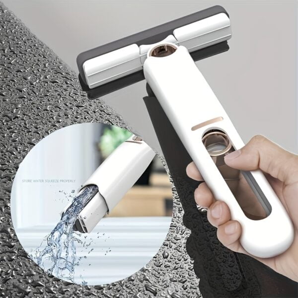 New Portable Self-NSqueeze Mini Mop, Lazy Hand Wash-Free Strong Absorbent Multifunction Portable Mop Tool